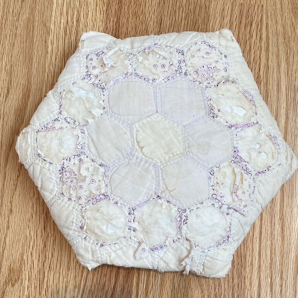Handmade antique Quilted pillow